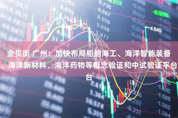 金贝街 广州：加快布局船舶海工、海洋智能装备、海洋新材料、海洋药物等概念验证和中试验证平台