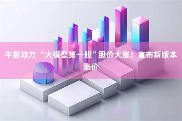 牛股动力 “大模型第一股”股价大涨！宣布新版本涨价